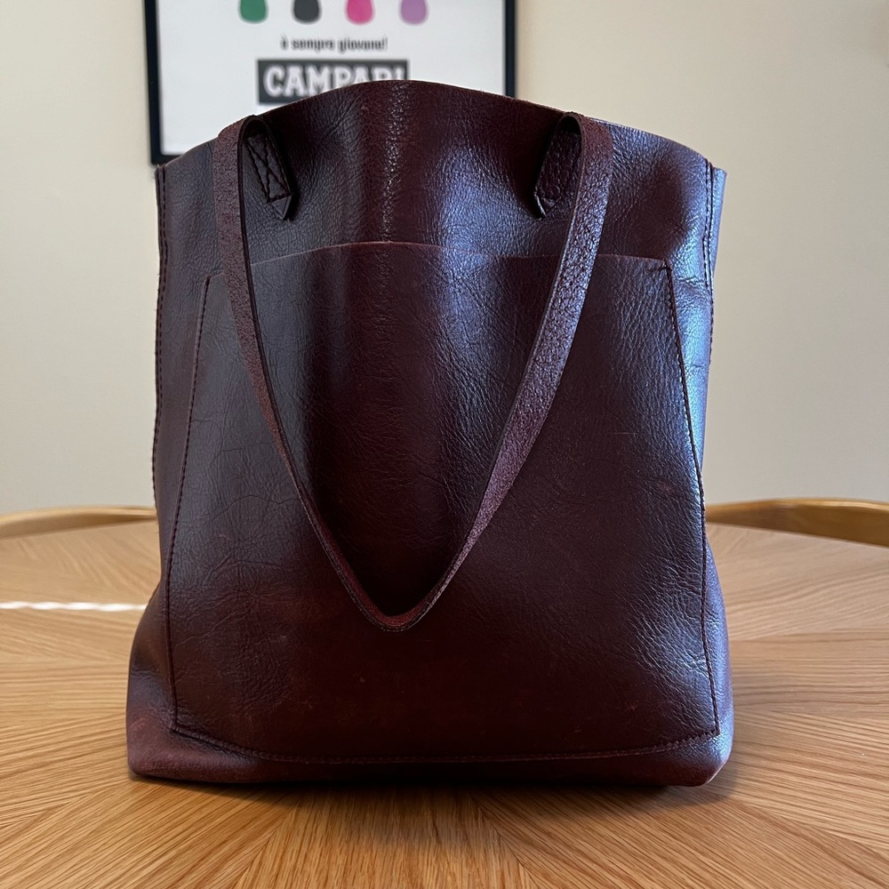 Madewell Leather Tote Bag